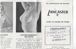 LE TRAITEMENT DE BEAUE LANCASTER  ( Parfumerie  CHARME Et BEAUTE  PARIS ) - Kosmetika