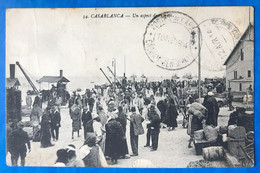 Maroc, TAD POSTES AUX ARMEES CASBAH BEN AHMED 10.4.1914 Sur CPA - (B078) - Brieven En Documenten