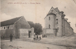 ATHIS MONS 91 ESSONNE CPA   FERME BARON - Athis Mons