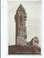 Scotland  Postcard Stirling Wallace Monument Valentines Rp Some Creasing - Stirlingshire