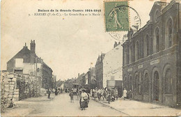 - Pas De Calais - Ref-B128- Harnes - La Grande Rue Et La Mairie - - Harnes