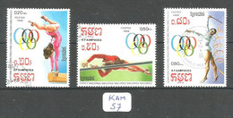 KAM YT 785/791 ( Sauf 791 ) En Obl - Kampuchea