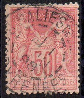 FRANCE ( SAGE ) : Y&T N° 98 TYPE II N / U , BELLE OBLITERATION DU 01/06/1898 ?. A ETUDIER . BL50 . - 1876-1898 Sage (Type II)