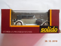 SOLIDO AGE D'OR:HISPANO SUIZA Ref 62 - Altri & Non Classificati