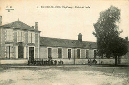 Bruère Allichamps * Place De La Mairie Et école * Attelage * Groupe D'enfants - Other & Unclassified