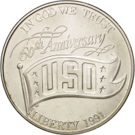 Monnaie, États-Unis, Dollar, 1991, U.S. Mint, Denver, SPL, Argent, KM:232 - Commemoratives