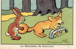 BENJAMIN RABIER, PUBLICITE BLEDINE, LE MANCHON DE FOURRURE COULEUR REF 2069 - Rabier, B.