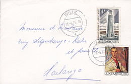 Luxembourg WILTZ 1976 'Petite' Cover Brief Lettre Monument & Gemälde Painting Joseph Kutter - Storia Postale