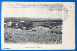 Maroc, Cachet LE COMMANDANT DU DETACHEMENT * POSTE DE MOULED-BACHA 1911 - (B320) - Briefe U. Dokumente