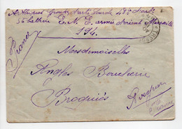 - Lettre Corps Expéditionnaire D'Orient Marseille, 48e Compagnie D'Artillerie, SP 194 Pour BROQUIÈS (Aveyron) Août 1915 - Oorlog 1914-18