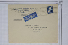 AW6 ALGERIE LETTRE DEVANT  1957 ORAN  POUR ROUEN  +  +AFFRANCH. PLAISANT. - Brieven En Documenten