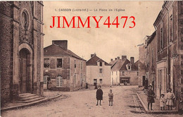 CPA - CASSON (Loire-Inf.) En 1943 - La Place De L'Eglise ( Animée ) ( Canton De Nort Sur Erdre ) N° 1 - Edit. F. Chapeau - Nort Sur Erdre