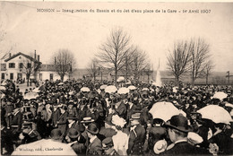 Mohon * Inauguration Du Bassin Et Du Jet D'eau Place De La Gare * 1er Avril 1907 * Fête Locale Cérémonie - Autres & Non Classés