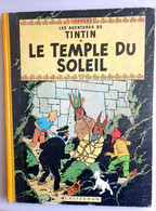 Hergé - Les Aventures De Tintin - Le Temple Du Soleil -  B14 DJ 1955 - Dos Jaune - Cote 100 Euros - Hergé