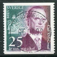 SWEDEN 1998 25th Anniversary Of Reign Used    Michel 2063 - Oblitérés