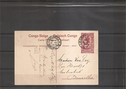 Congo Belge ( EP De 1913 De Léopoldville Vers La Belgique à Voir) - Briefe U. Dokumente