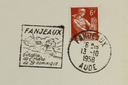 Daguin Illustré Aude - FANJEAUX,  Berceau De L'ordre De St Dominique - OMEC 1958 - 1921-1960: Periodo Moderno