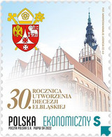 Poland 2022 / 30th Anniv Of Establishment Of The Diocese Of Elblag, St. Nicholas Cathedra, Coat Of Arms / MNH** New!!! - Neufs