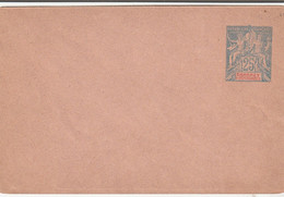DAHOMEY - Entier Postal Type Sage 25 C Bleu - Neuf - Enveloppe Format 11,5 X 7,5 Cm - Rabat Non Collé Petit Défaut Verso - Briefe U. Dokumente