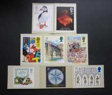 1989 THE COMPLETE YEAR SET OF P.H.Q. CARDS UNUSED. ISSUE Nos. 115 To 122 (B) #01488 - Cartes PHQ