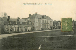 Pervenchères * La Place Du Village - Pervencheres