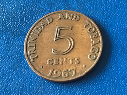 Münze Münzen Umlaufmünze Trinidad Und Tobago 5 Cent 1967 - Trinidad Y Tobago