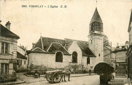 Viroflay * Place Et L'église * Attelage * épicerie - Viroflay