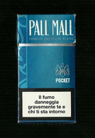 Tabacco Pacchetto Di Sigarette Italia - Pall Mall Pocket Da 20 Pezzi - Vuoto - Etuis à Cigarettes Vides