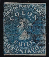 Chili N°2B - Oblitéré - B/TB - Chile