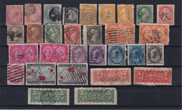 Canada - Ensemble De Timbres Anciens - B/TB - Collections