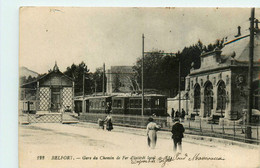 Belfort * La Gare Du Chemin De Fer D'intérêt Local * Tram Train Tramway * Ligne Chemin De Fer - Belfort - Città