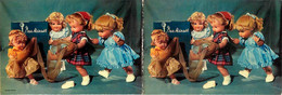 Petit Calendrier Ancien Publicitaire Illustré 1970 * Les Bas MINUIT & Slips Collants * Poupée Doll Jouet * Calendar - Formato Grande : 1961-70