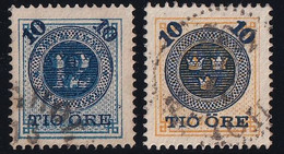 Suède N°39/40 - Oblitéré - TB - Used Stamps