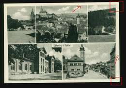 Orig. Foto AK Mehrbild Weida In Thüringen Um 1930 - Weida