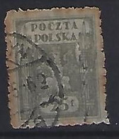 Poland 1919-20  Provisional Government  25f (o) Mi.106 - Gebruikt