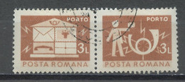 Roumanie - Rumänien - Romania Taxe 1982 Y&T N°T143 - Michel N°P126 (o) - 50b Boite Aux Lettres Et Facteur - Strafport