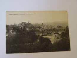 ARDECHE-JOYEUSE-LE PONT ET LA VILLE - Joyeuse