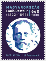 Hungary 2022 Louis Pasteur Was Born 200 Years Ago Stamp Mint - Ungebraucht