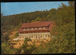 Orig. AK 70er Jahre, Kirschhausen Heppenheim Odenwald, Hotel Pension Haus Lulay, Ortspartie - Heppenheim