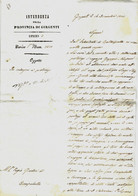 1844  LETTRE OFFICIELLE  E INTENDENZA DELLA PROVINCIA DE GIRGENTI  DI GIRGENTIL CACHET  « GIRGENTI » AGRIMENTE SICILE - ...-1850 Voorfilatelie