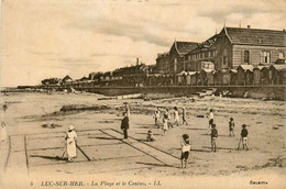 Luc Sur Mer * Vue Sur La Plage Et Le Casino * Sport Tennis - Luc Sur Mer