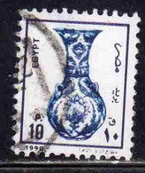 UAR EGYPT EGITTO 1990 ANCIENT ARTIFASCTS VASE 10p USED USATO OBLITERE' - Used Stamps