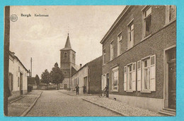 * Berg - Bergh (Kampenhout - Vlaams Brabant) * (Albert) Kerkstraat, Rue De L'église, Animée, Vélo, Old, Rare - Kampenhout