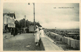 Châtelaillon Plage * Rue * Café Bain Richelieu * Cabine De Bains - Châtelaillon-Plage