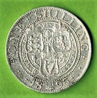 GRANDE BRETAGNE / VICTORIA / ONE SHILLING / 1895/  / ARGENT - Sonstige & Ohne Zuordnung