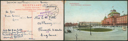 Guerre 14-18 (WWI) - Briefkaart (Scheveningen) > England / Portvrij Militaires étrangers Internés Au Pays-Bas - Marcophilie