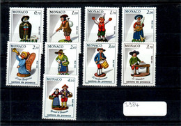 Timbres Monaco Année 1984 Neuf Série N°1432 à N°1440 Noël Les Santons De Provence Cérès 2007 Tome B Santon TB.Etat - Neufs