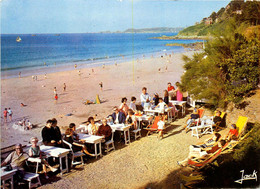 Perros Guirec * Sur La Plage De Trestraou * Hôtel KERMOR La Mer * La Terrasse - Perros-Guirec