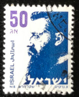 Israël - Israel - C9/53 - (°)used - 1986 - Michel 1023 - Theodor Herzl - Gebraucht (ohne Tabs)