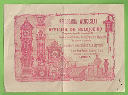 Lisboa - Factura Da Relojoaria Vencelau De 1935 - Portugal - Portugal